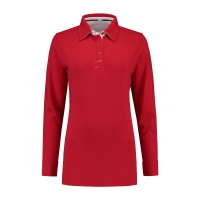 Polo met lange mouwen, Cotton Elasta LS3564 (dames L/40)