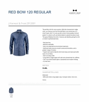 Overhemd Red Bow 120 - Regular - Men - JH&F